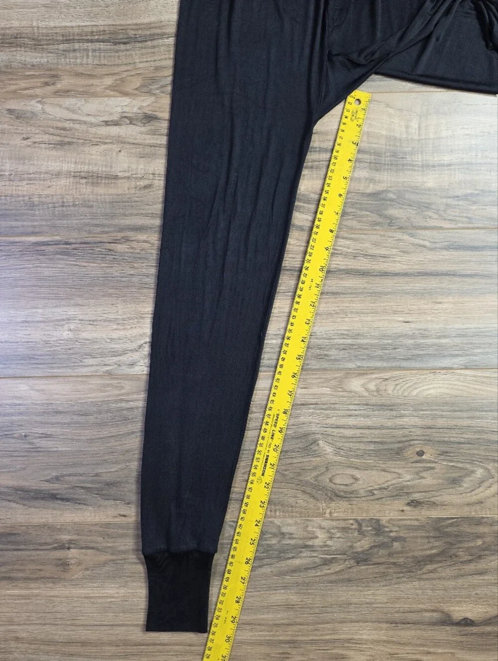 L.L. Bean Silk Thermal Pants Black Gorpcore Mens Medium Regular